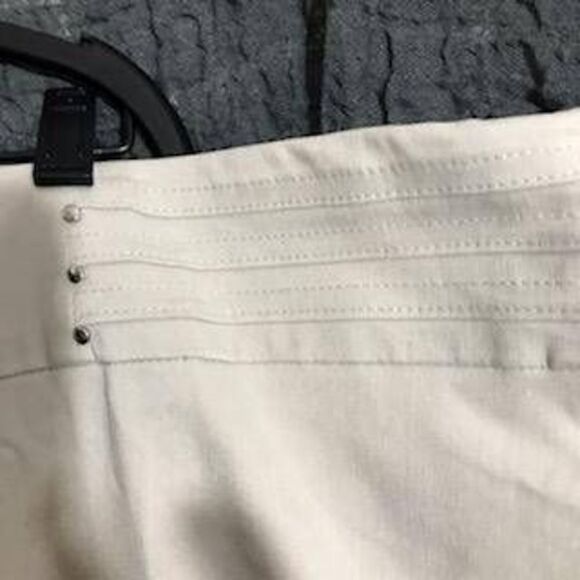 JM Collection NWT Khaki Chinos Trouser Pants Size 28W - Picture 4 of 12